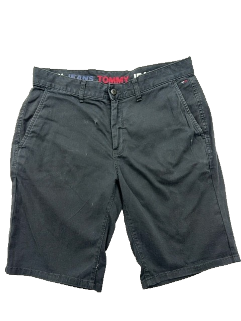 Tommy Jeans Men's Grey Cotton Shorts Size 34 Regular