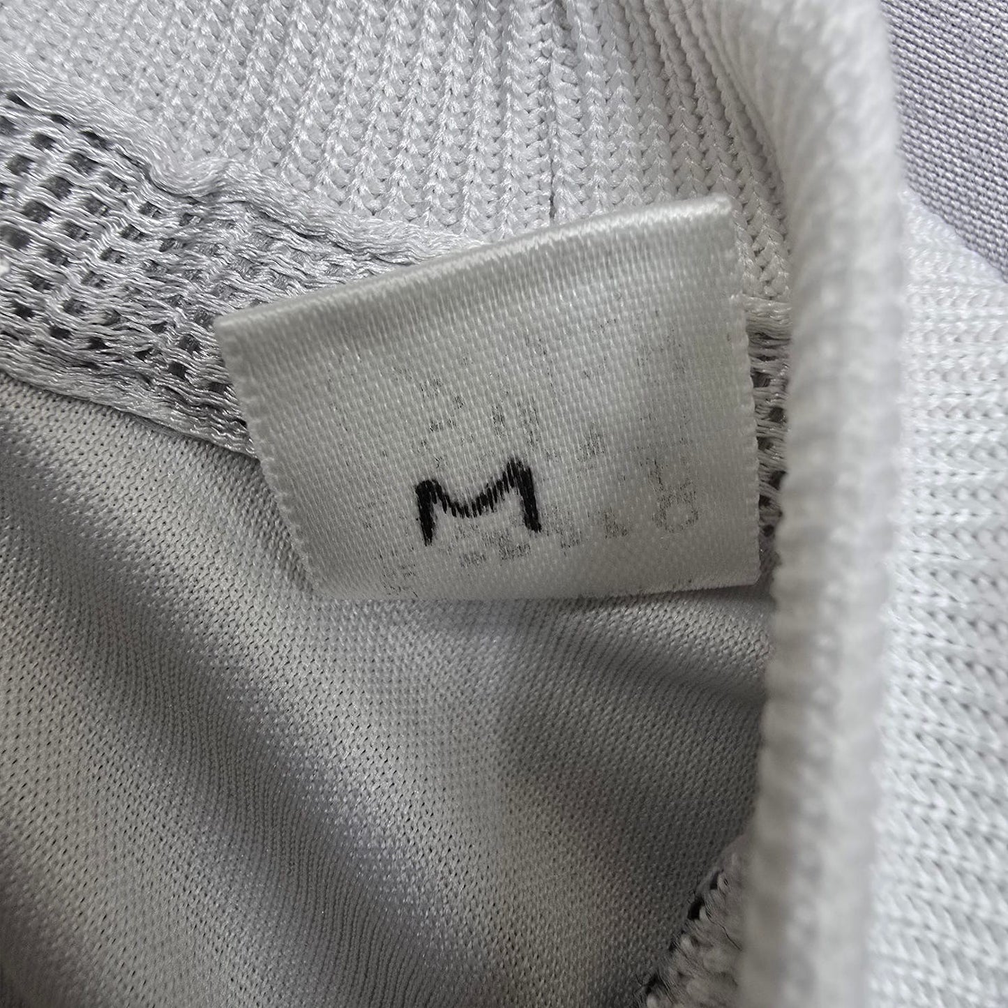 Adidas Men's White Soccer Jersey Short Sleeve Breathable Crew Neck