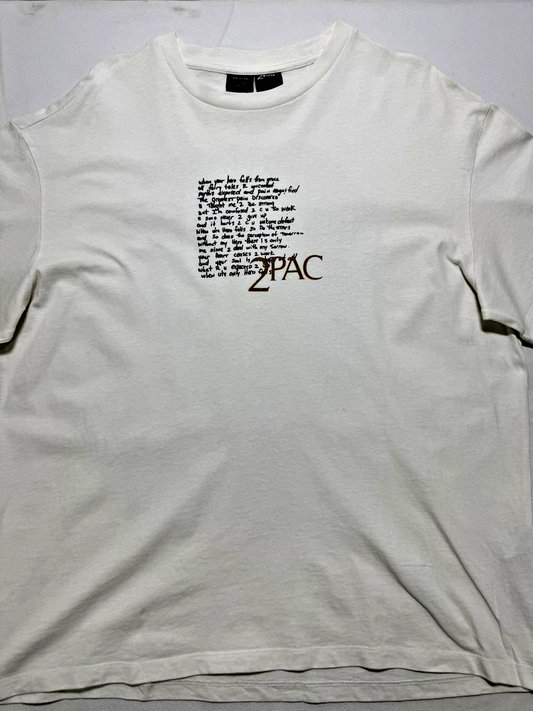 Tupac Shakur Men's White T-Shirt – Size S