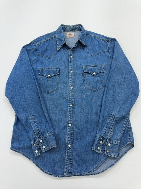 Casual Men Blue Shirt size M product image 3