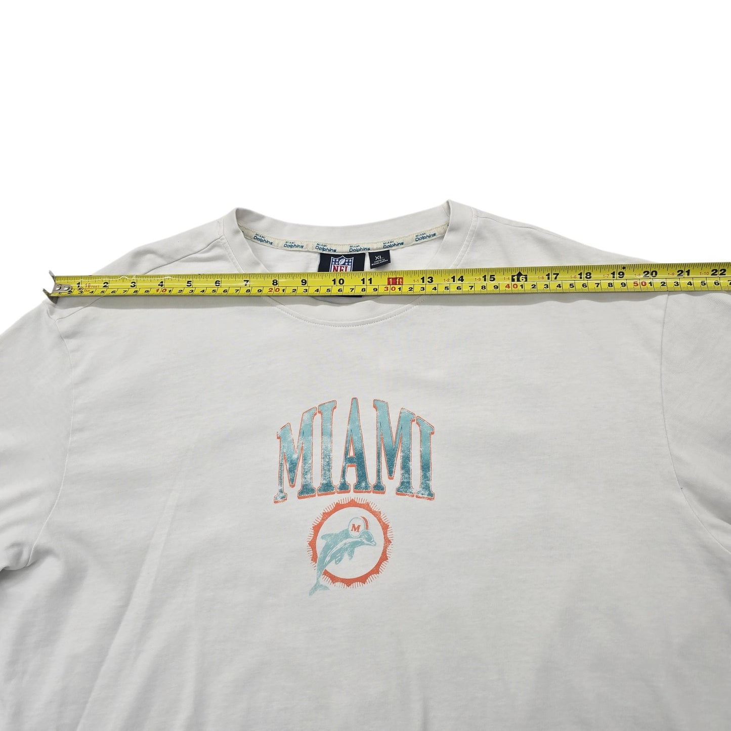 Dolphins Men White T-Shirt size XL product image 5