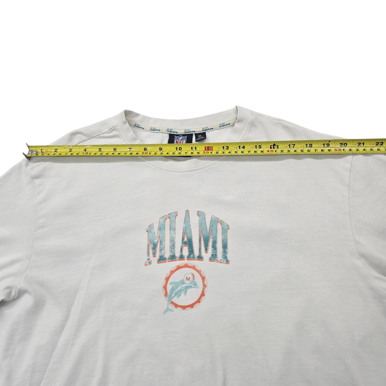Dolphins Men White T-Shirt size XL product image 5