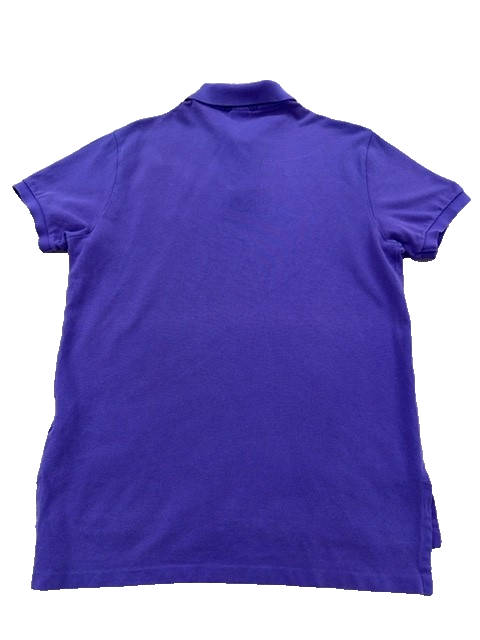 Polo Ralph Lauren Men's Purple Cotton Polo Shirt Size M Custom Fit