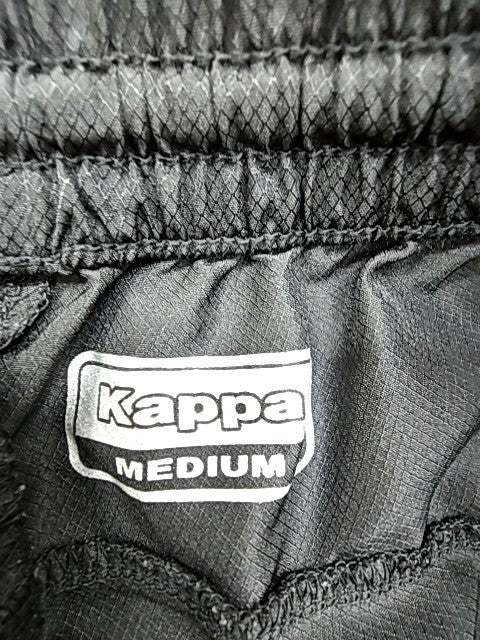 Kappa Men's Black Striped Swim Shorts Size M Nylon