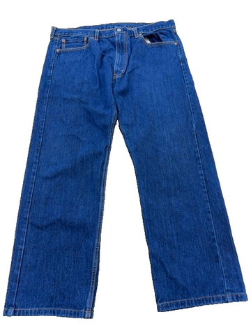 Levi's Men's Blue 505 Regular Fit Jeans 40x32