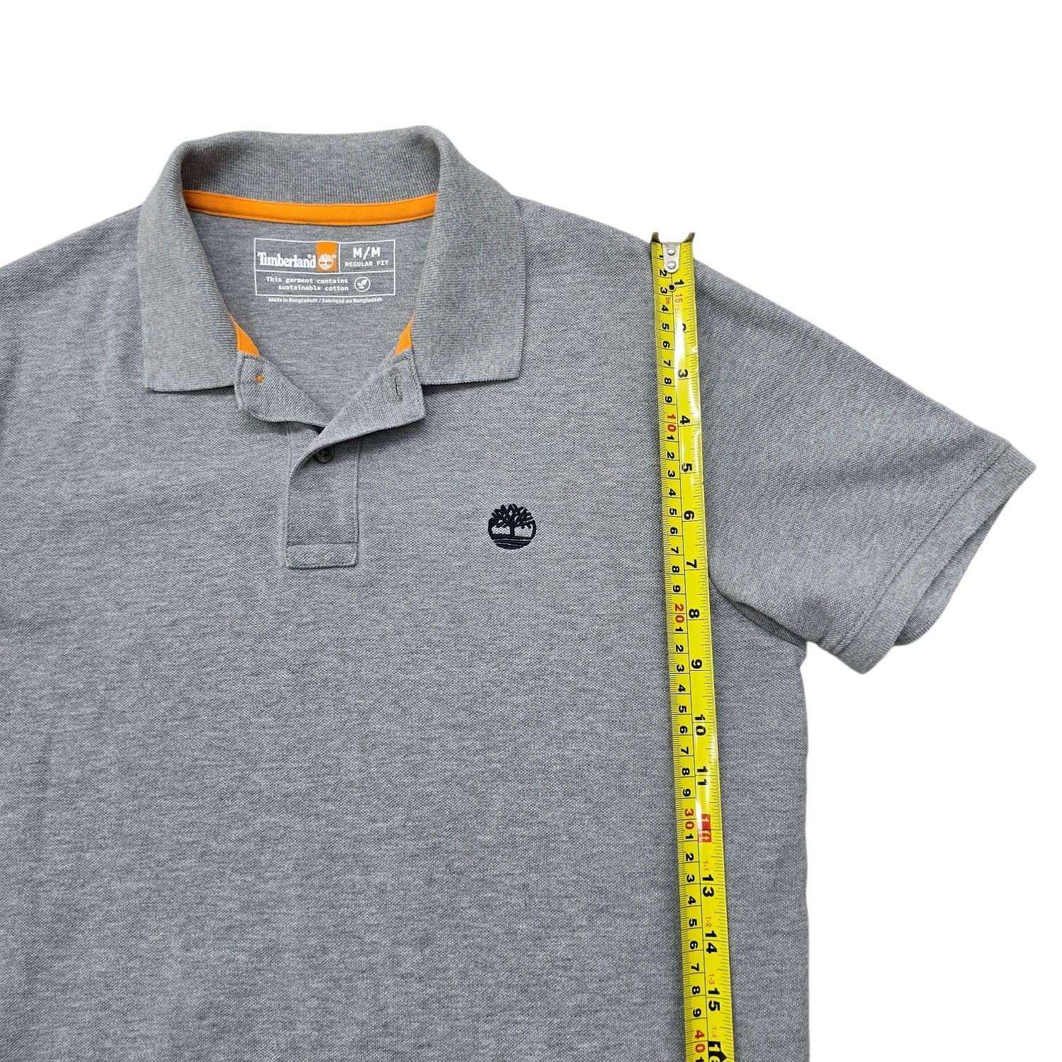 Timberland Men Gray Polo Shirt size M product image 6