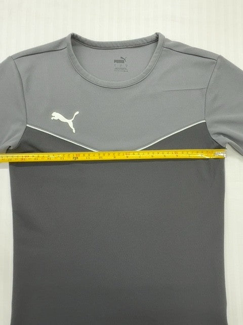 Puma Men's Black Color Block Short Sleeve T-Shirt EU Size Regular Fit