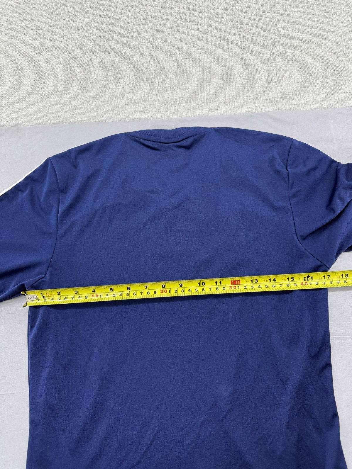 Adidas Climacool Navy Stripe Soccer Jersey S Men V-Neck