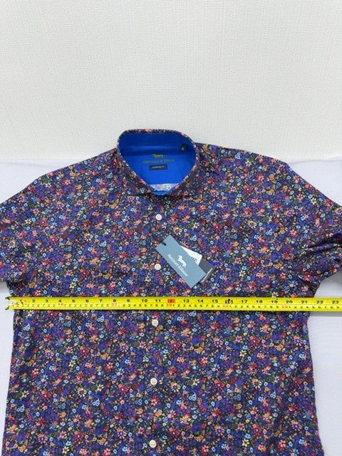 Harmont & Blaine Floral Button Shirt Men XL Long Sleeve