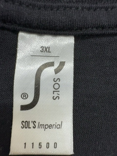 Sol's Men Black T-Shirt size 3XL product image 3