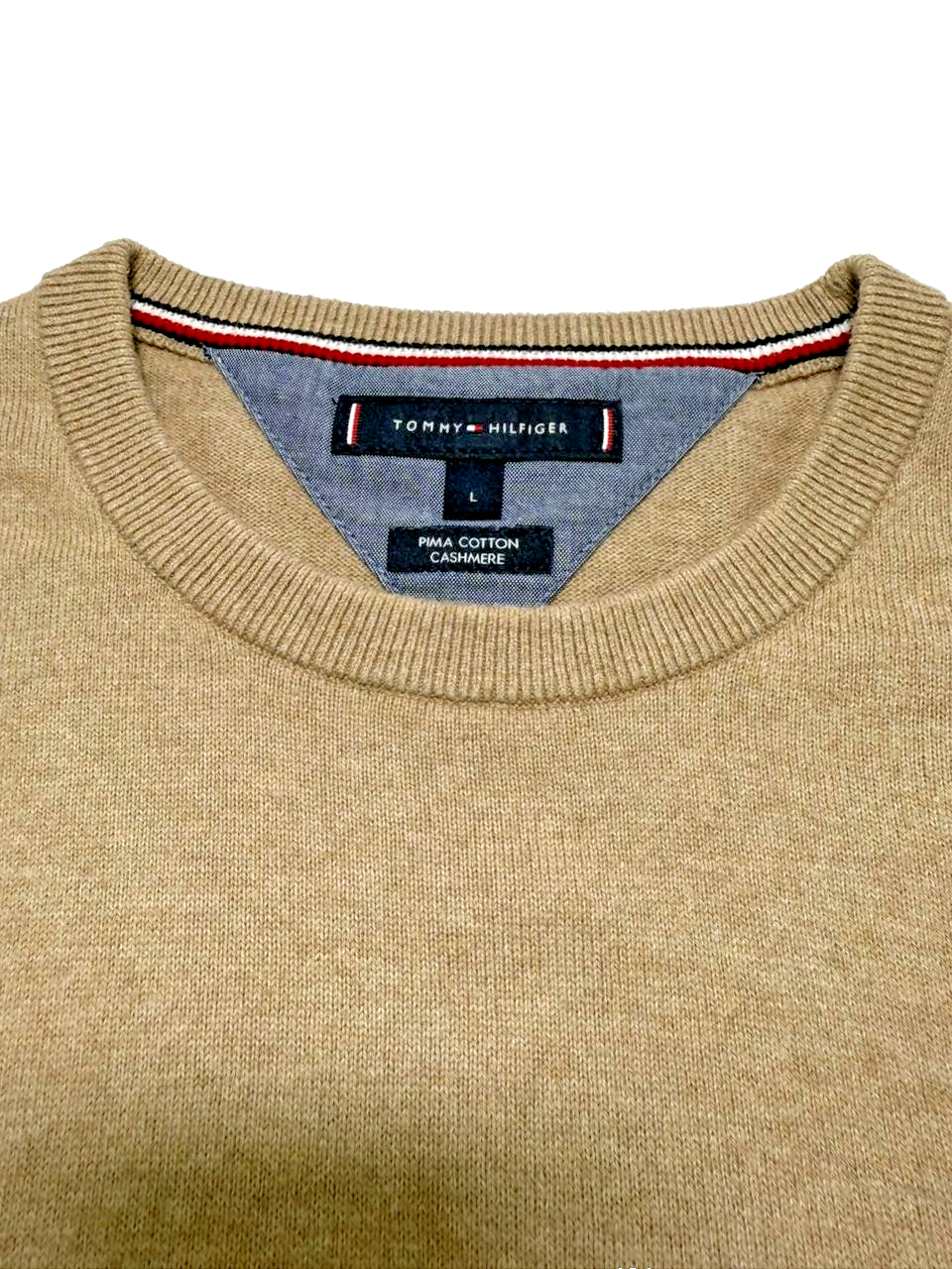 Tomm Hilfiger Pima Cotton Cashmer Light Brown