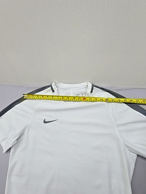 Nike Men's XL White Dri-FIT Soccer Jersey Slim Fit Poly