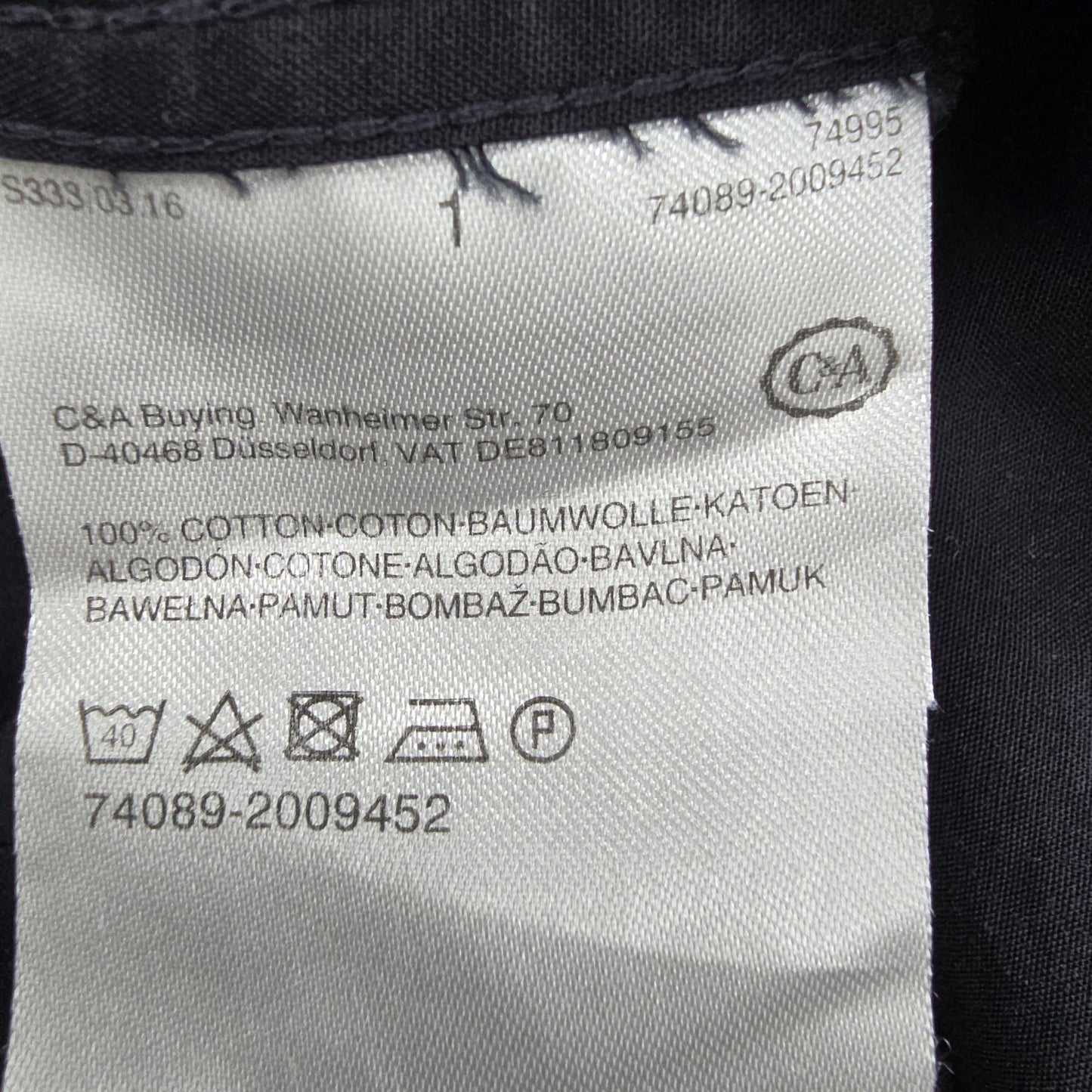 Angelo Litrico Women Black Shirt size 36 product image 4