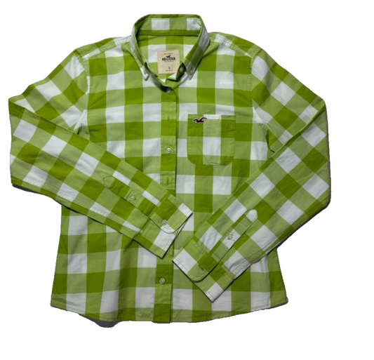 Hollister Men's Multicolor Shirt – Size S, Plaid, Checked
