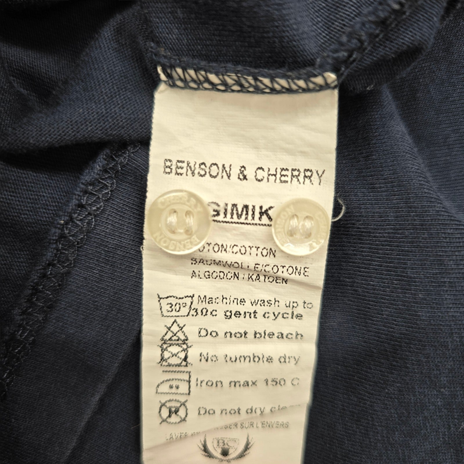 Benson & Cherry Boys Blue Polo Shirt product image 4