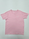 Le Couper Men's Pink T-Shirt – Size M, Logo, V-Neck