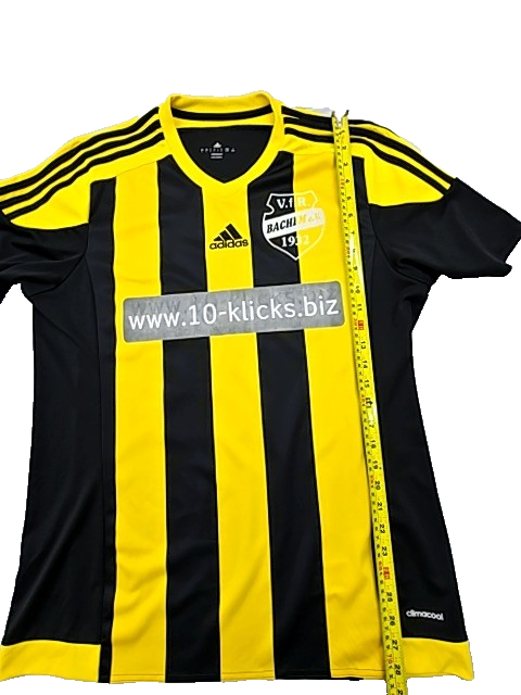 Adidas Men's VfB Stuttgart Black Yellow Soccer Jersey(#14) XL Climalite