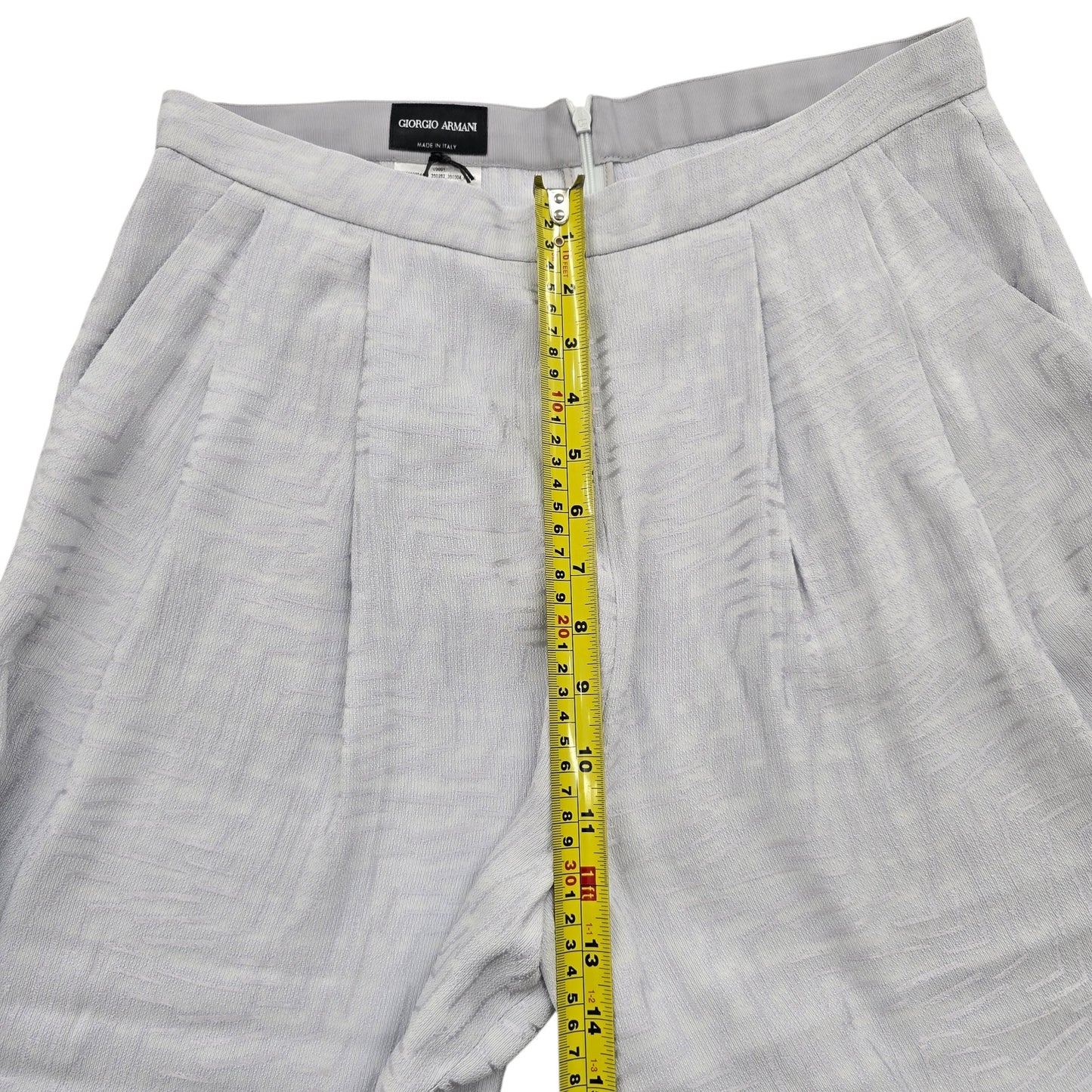 Giorgio Armani Women's Light Blue Wide Leg Pants Size 44