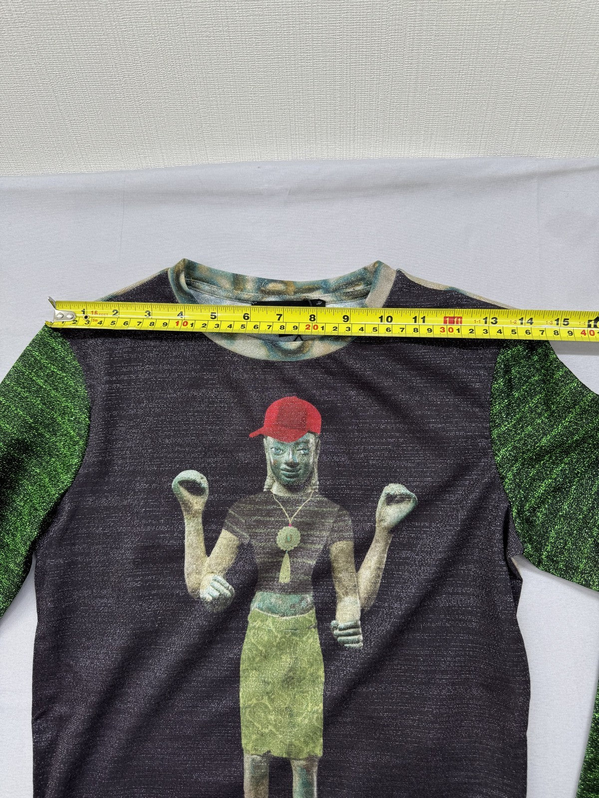 Desigual Multicolor Graphic Long Sleeve T-Shirt Size Small Unisex