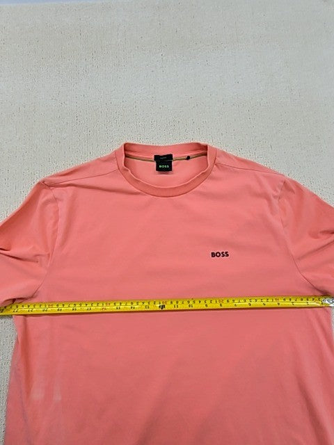 Boss XL Orange Short Sleeve Logo Stretch Jersey Crewneck T-Shirt Germany