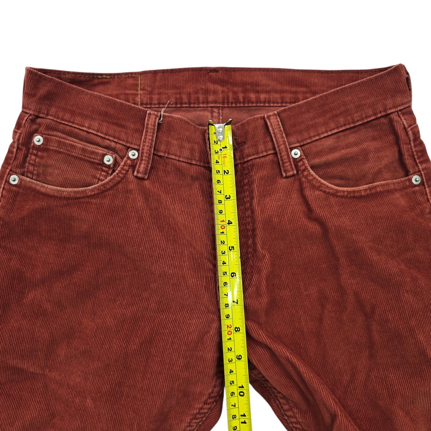 Levi’s 514 Men's Burgundy Corduroy Straight Jeans W30 L30