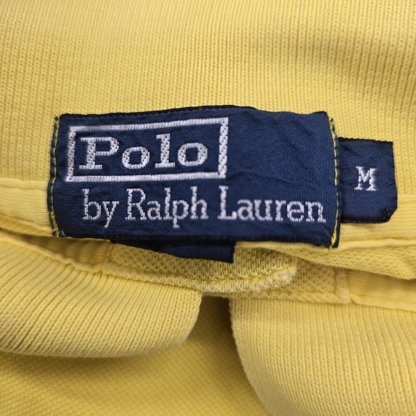 Polo Ralph Lauren Men's Yellow Polo Shirt Size M Custom Fit