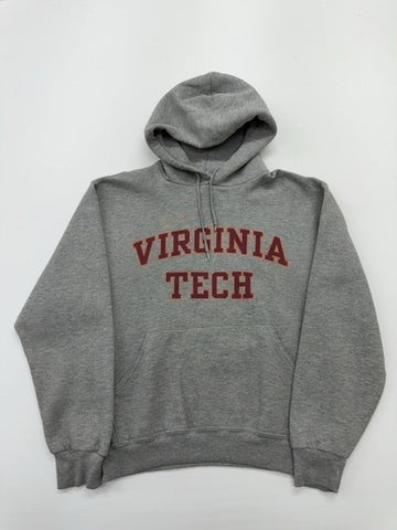 RUSSELL ATHLETIC Boys Heather Gray Hoodie VT Logo Size S Used