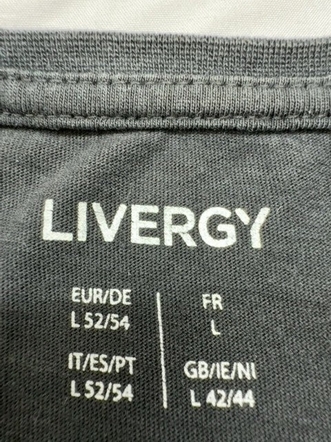 Livery Unisex Black NYC Skyline T-Shirt Size L 2007 Cotton