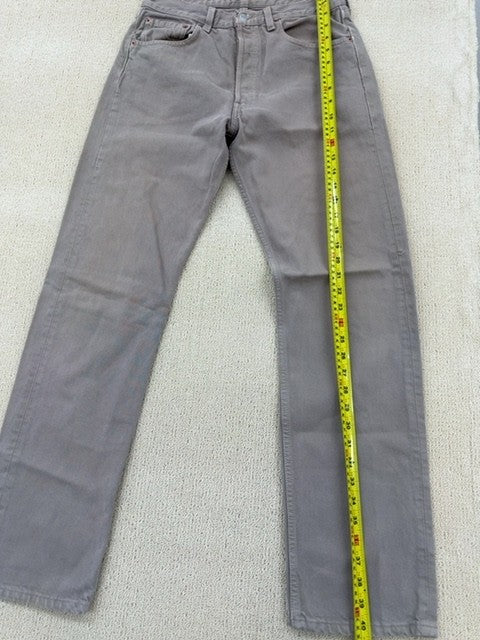 Levi's Men's Beige 501 Straight Jeans 31x33 Regular