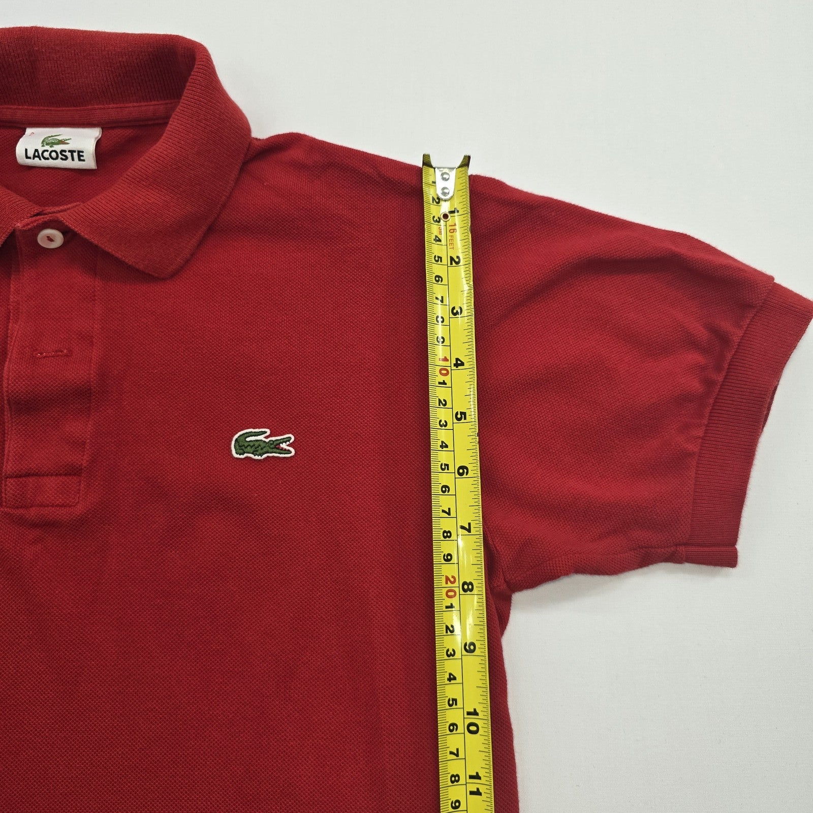Lacoste Boys Red T-Shirt size 2 product image 5