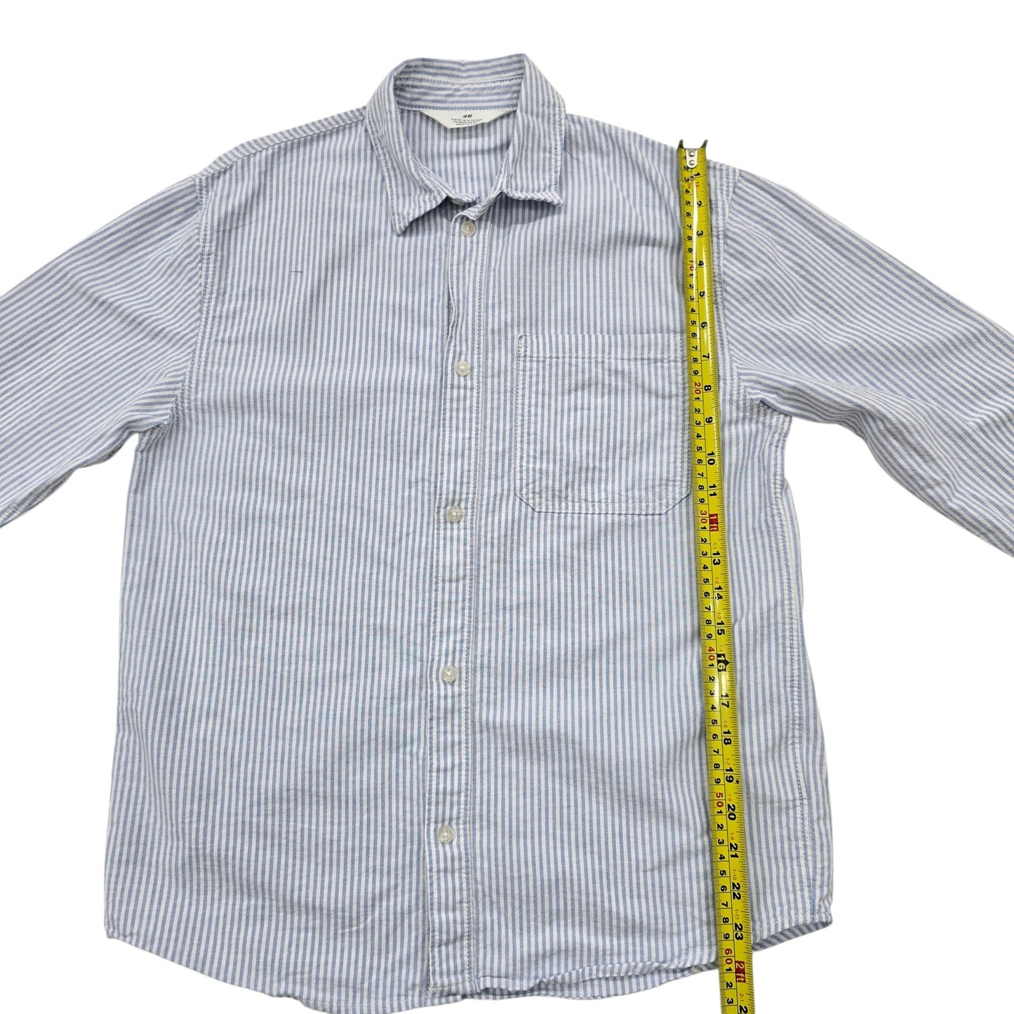 H&M Men Blue Shirt size 14 product image 7