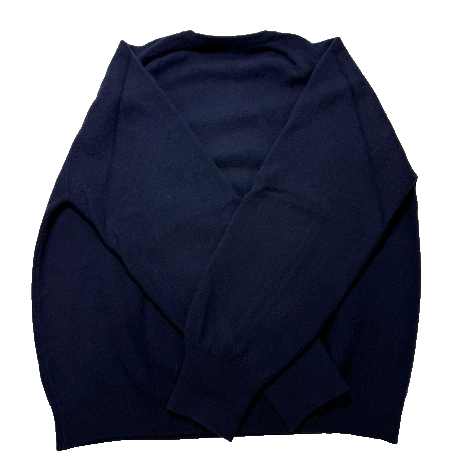 Burberry Wool Pull Very Good Condition Navy Blue - Size 46