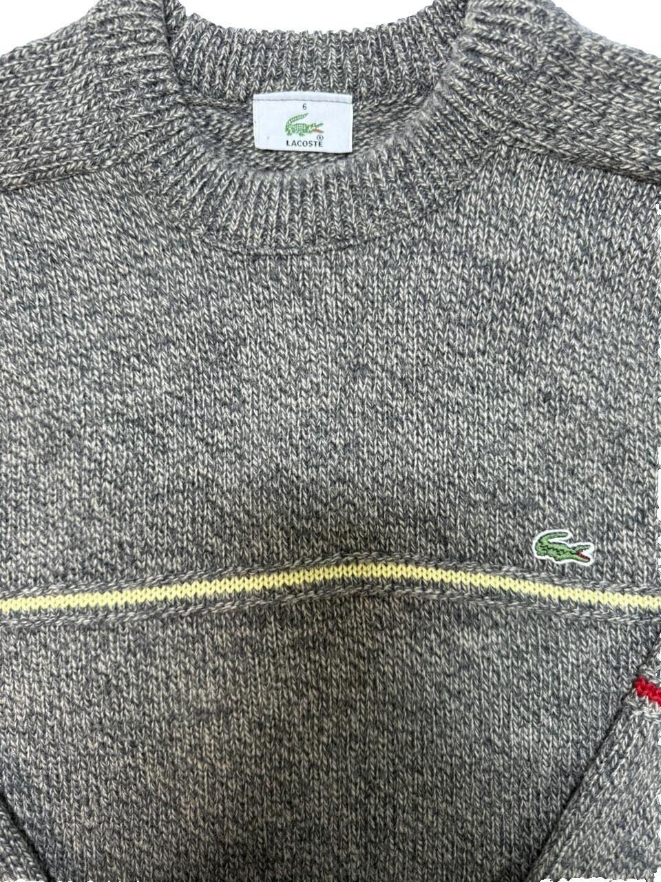 Lacoste Grey Knitted Sweater - Men