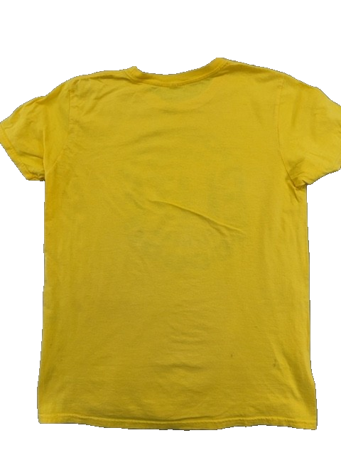 Reebok CrossFit Yellow Cotton T-Shirt M Short Sleeve Round Neck