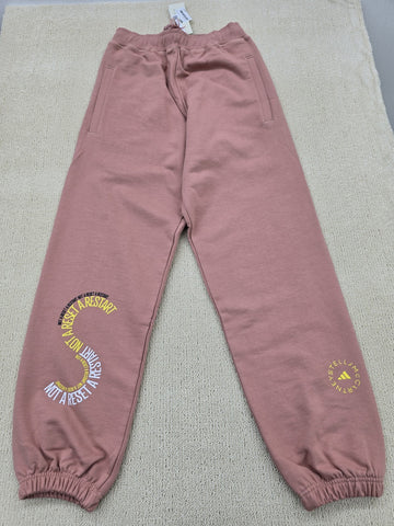 Adidas Stella McCartney Mauve Pink XS Sweatpants French Terry NWT