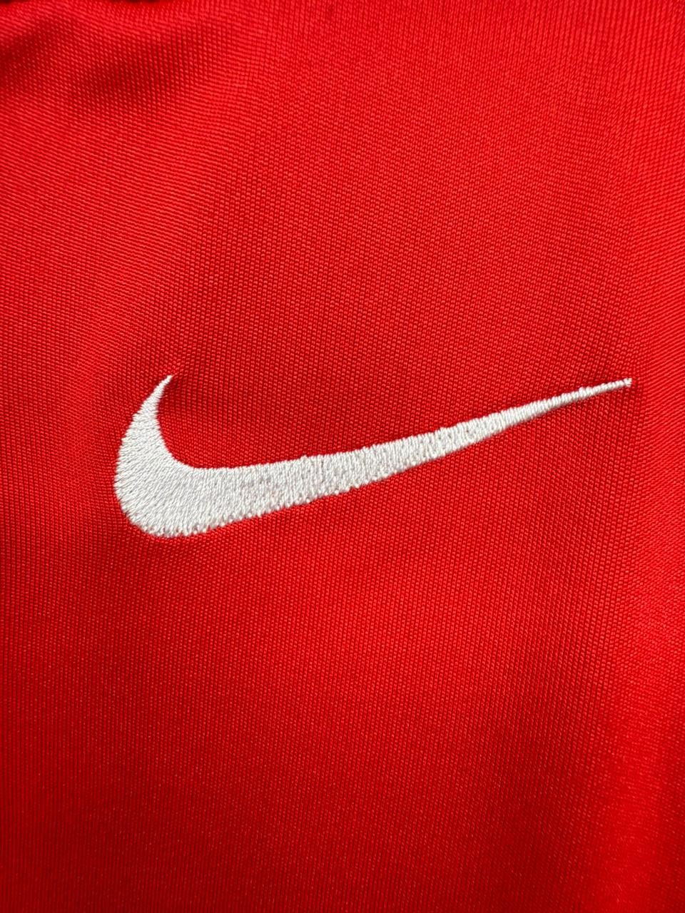 Nike Men's Red Dri-FIT Soccer Jersey Size S Short Sleeve