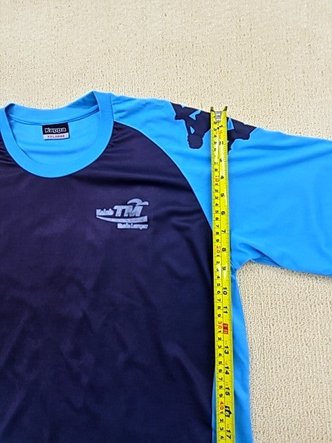 Kappa Vintage Football Jersey #7 Blue XXL Men's Athletic Fit