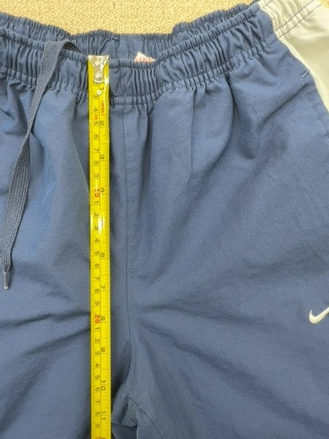 Nike Men's Navy/White Striped Tapered Track Running Pants
