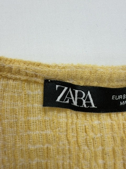 Zara Women Yellow Dress size S product image 4
