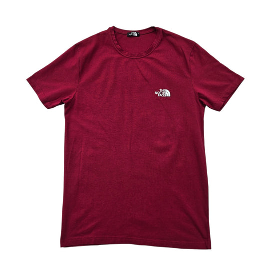 The North Face Men’s S Burgundy Logo Graphic Cotton T-Shirt