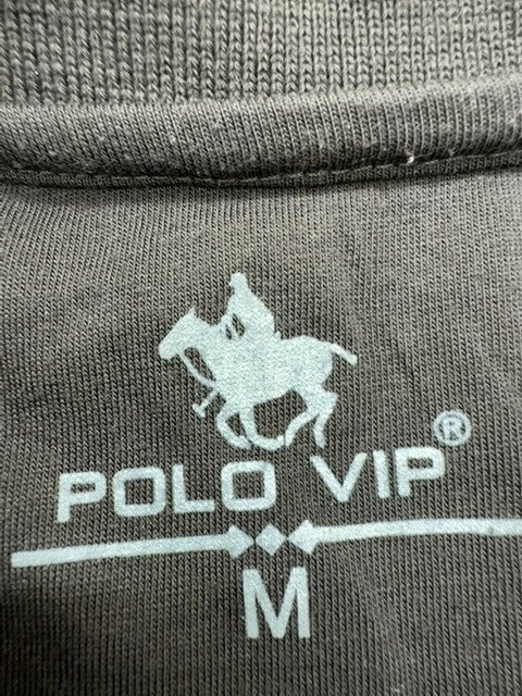 Polo VIP Men Black Polo Shirt size M product image 6