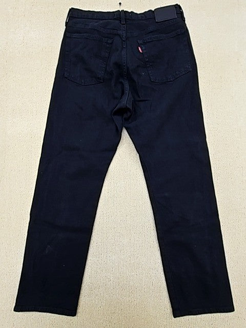 Levi's 501 Unisex Black Straight Leg Jeans 30x28 Mid Rise