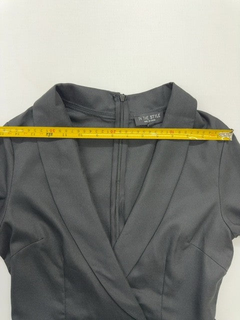 In The Style Women Gray Dress size 8 product image 9