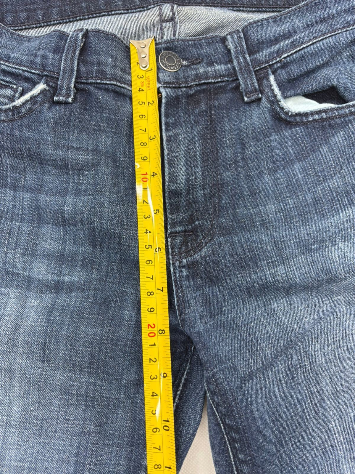 7 For All Mankind Women's Jeans Blue Mid Rise Bootcut Size 28