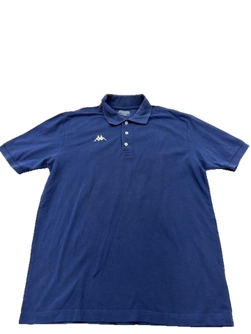 Kappa Men's XXXL Navy Polo Shirt 100% Cotton Embroidered