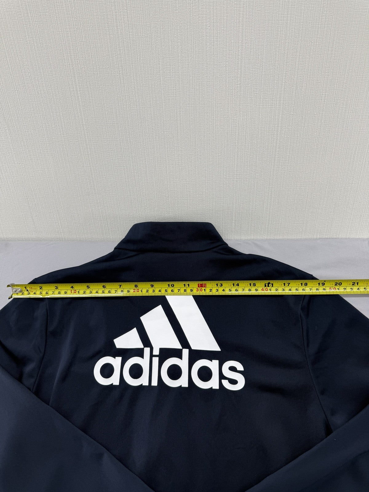 Adidas Primegreen Men's Navy Blue Track Jacket M Stripes Full Zip