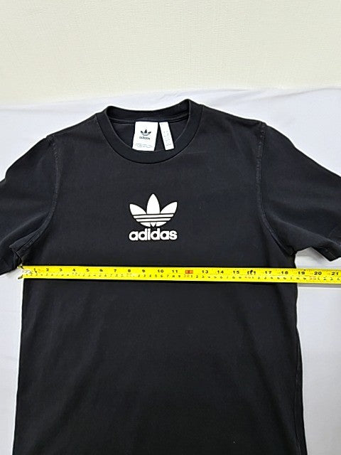 Adidas Originals Men's Black Trefoil T-Shirt Size S Cotton Crew Neck