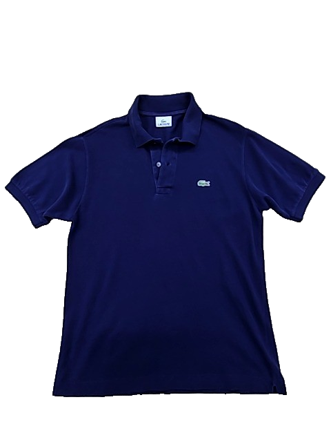 Lacoste L.12.12 Navy Polo Shirt Men's Size 3 Short Sleeve