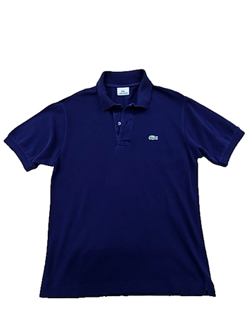 Lacoste L.12.12 Navy Polo Shirt Men's Size 3 Short Sleeve