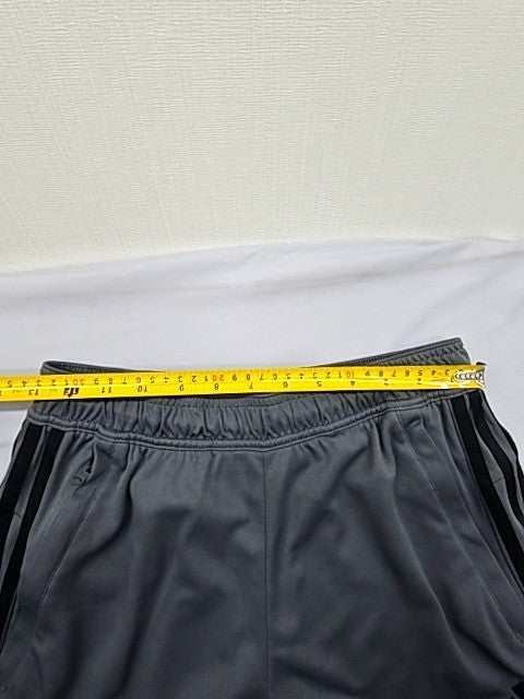 Adidas Men's Grey Athletic Shorts Size S Regular Fit